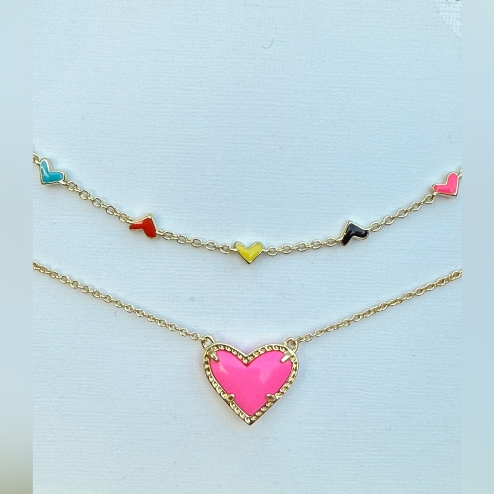 NWT- Kendra Scott Ari Haven Heart Necklace Gift Set